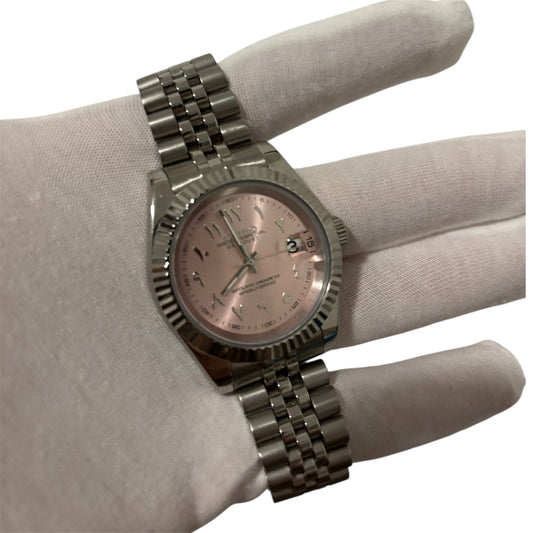 Seiko Mod Arabic dial Rose