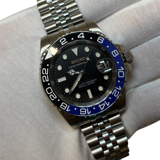 Seiko gmt bleu